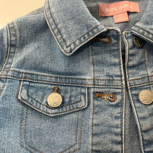 BCBG Classic Blue Denim Jacket - Picture 3 of 6